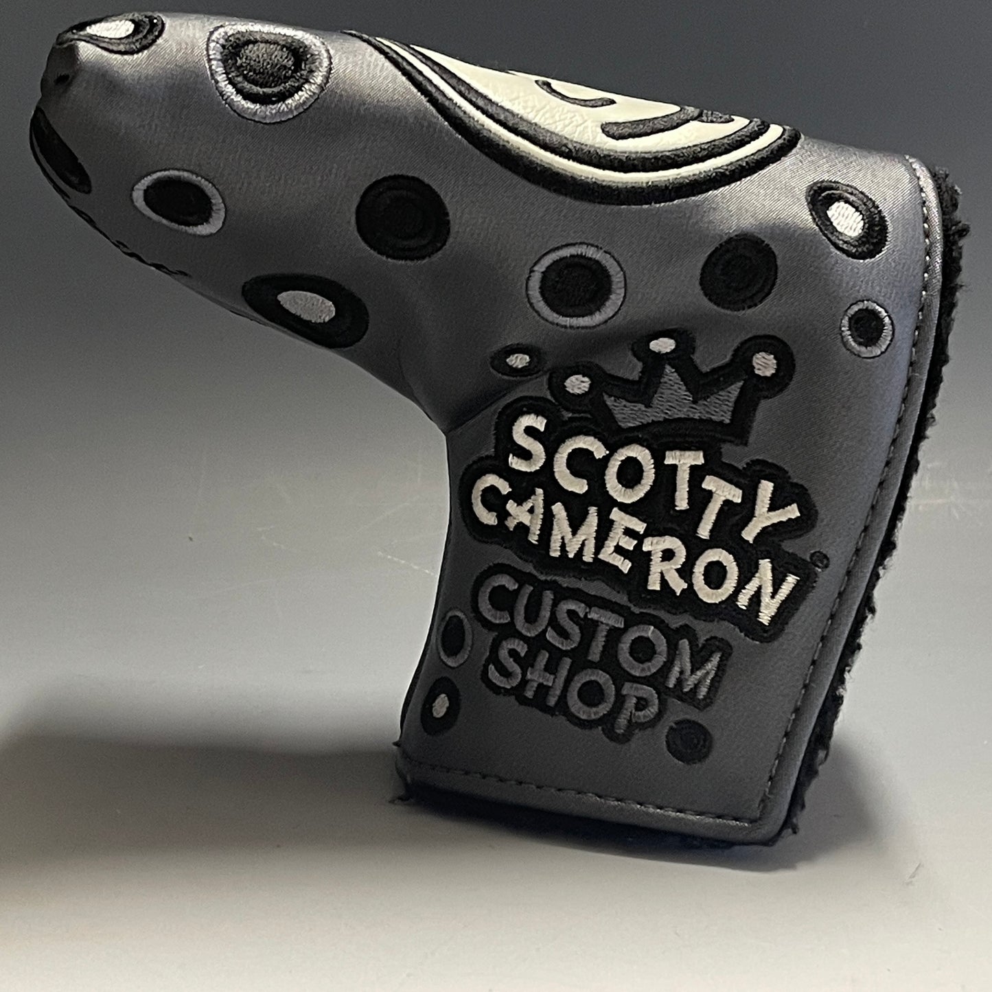 Scotty Cameron JACKPOT JOHNNY CUSTOM SHOP Charcoal Mid Mallet Putter Headcover