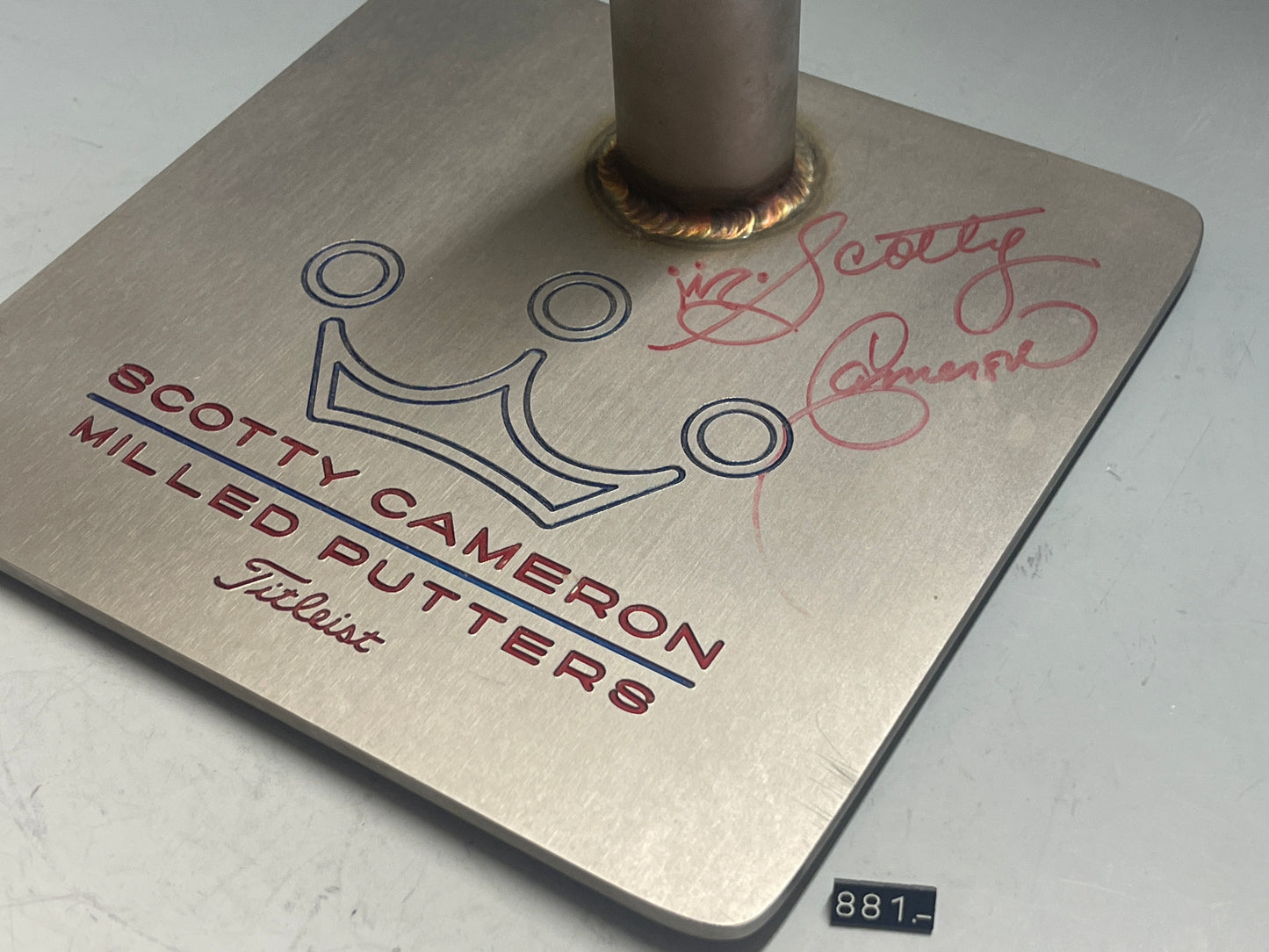Scotty Cameron Putter Shop Display Stand Autograph