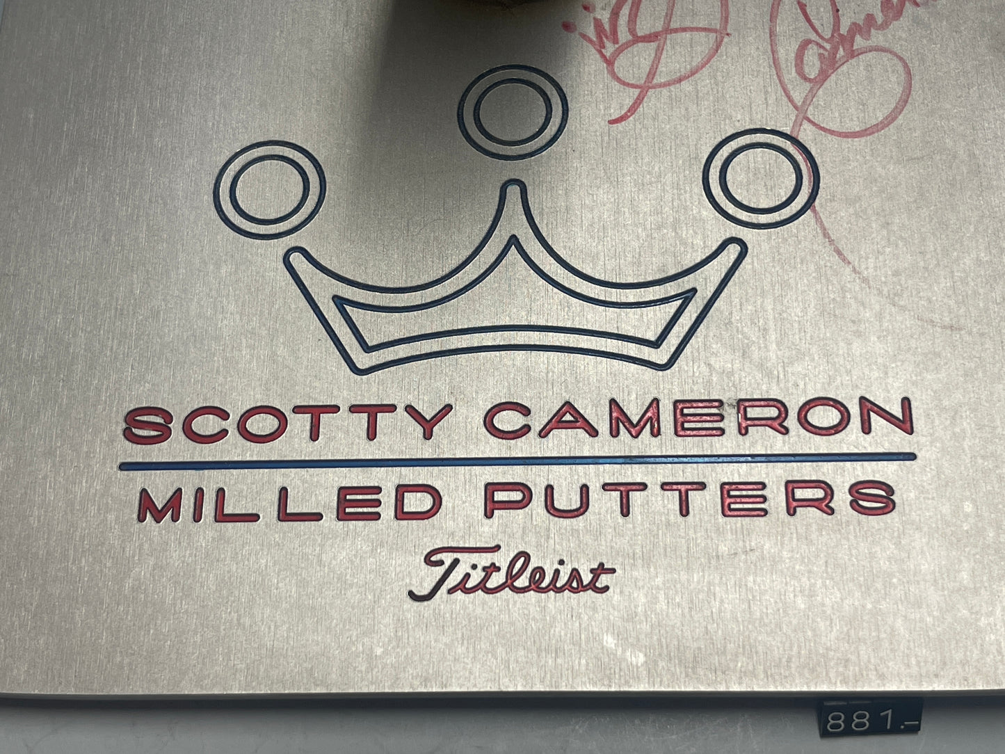 Scotty Cameron Putter Shop Display Stand Autograph